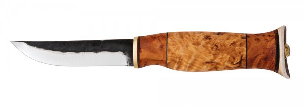 Cuchillo de caza y exteriores Wood Jewel, »Finnish Spitz«