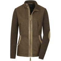 »Stefanie« Ladies' »Stefanie« Ladies' Jacket, Knitwear/Loden, Brown/Green, Size 42