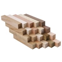 书写工具坯件组合，欧洲木材类型，20件，套装A