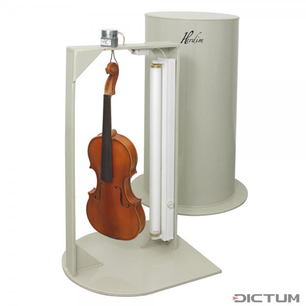 Cámara UV Herdim para el secado de lacas, violín