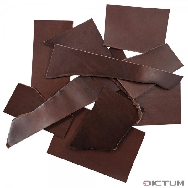 German Cowhide/Saddle Leather, Offcuts, 500 g