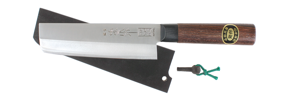 Saku Hocho, Usuba (Gemüsemesser) mit Holzscheide, KL 140mm, GL 245mm, KL 1,8mm