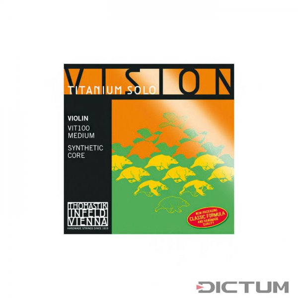 Thomastik Vision Titanium Solo Saiten, Violin 4/4, Satz