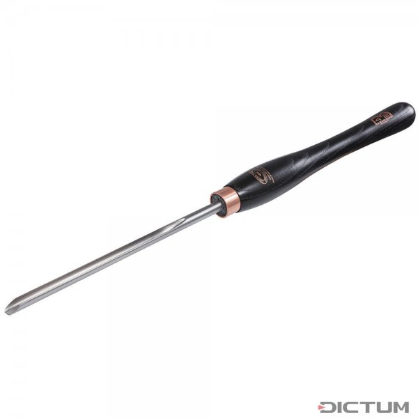 Crown »English-style« Spindle Gouge, M42-HSS Cryogenic, Blade Width 9 mm