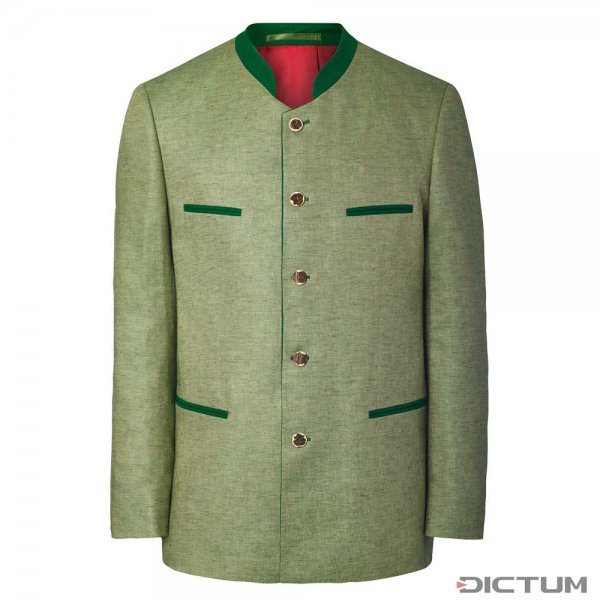 Veste de costume traditionnel pour homme, tissu de chasse, verte, taille 27