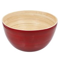 Bamboo Bowl Large, Red