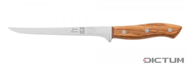 Cuchillo para filetear, madera de olivo