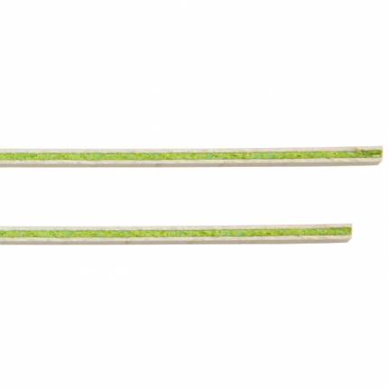 Purfling White-Green-White, 2-Piece Set, Width 1.1 mm