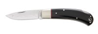 Hiro Suminagashi Folding Knife, Black Micarta