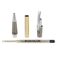 Kugelschreiber-Bausatz Smart, silber, 5 Stück