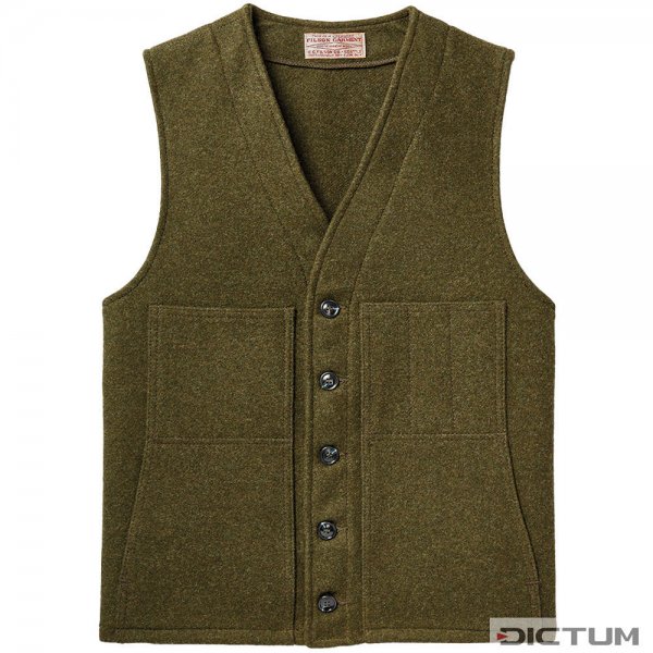 Filson Mackinaw Wool Vest, Forest Green, Größe M