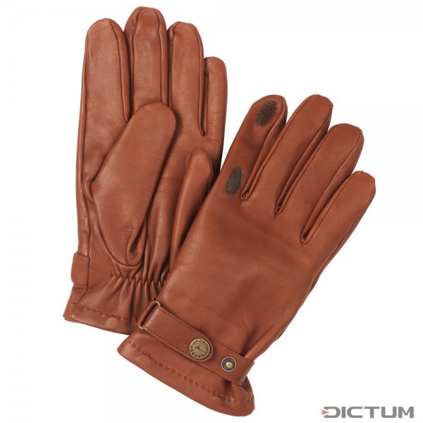 Laksen »Sutton« Men's Shooting Gloves, Cashmere Lining, Brown, Size XL