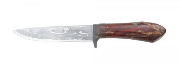Couteau de chasse Saji, manche en écorce de cerisier