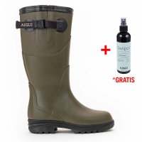 Aigle kalosze damskie Aigle kalosze damskie REVA ISO, khaki, rozmiar 37