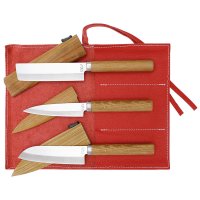 Cuchillo compacto con vaina, juego, 3 piezas Cuchillo compacto con vaina, juego, 3 piezas