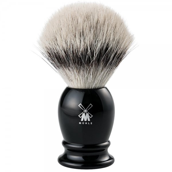 Mühle »Classic« Shaving Brush, Silvertip Fibre, Black