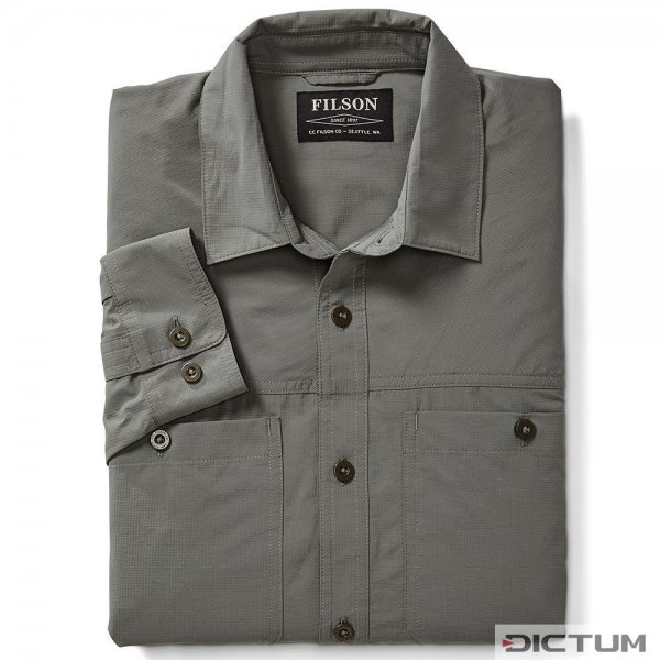 Рубашка Filson Alagnak, цвет - серый мох, XL