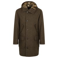 Habsburg »Sigismund« Habsburg »Sigismund« Men's Loden Jacket, with Hamster Fur, Mud, Size 58