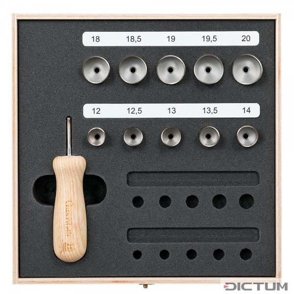 Guardelli F-Hole Drills, 10-piece Set, Cello
