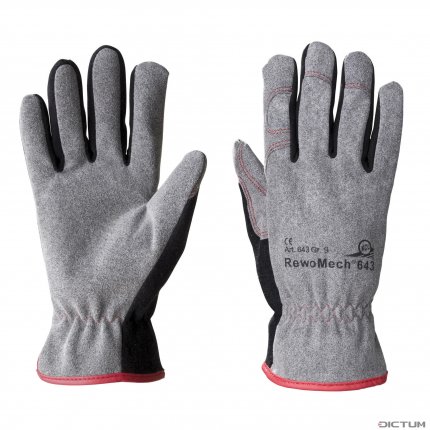 KCL RewoMech 643 Work Gloves, Size 8