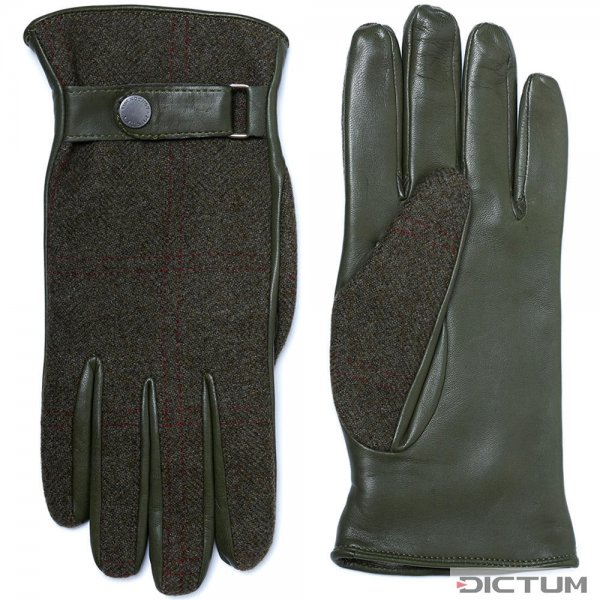 Purdey Herren Kaschmir-Handschuhe, Legerwood, Größe 7 ½