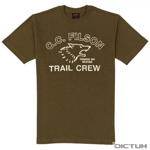 Filson S/S Pioneer Graphic T-Shirt, Military Olive/Trail, taglia S