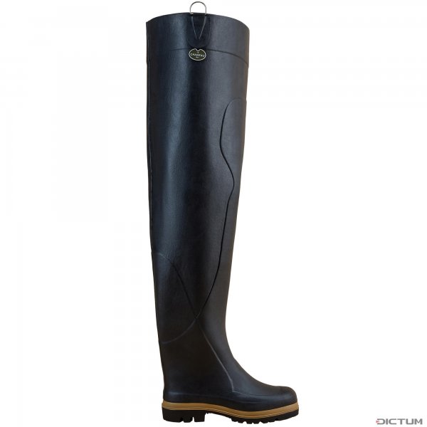 Waders pour homme Le Chameau » Océane «, doublés en jersey, noir, taille 40