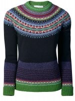 Eribé Ladies Sweater Fair Eribé Ladies Sweater Fair Isle, Dark Blue, Size L