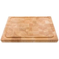 Hevea Chopping and Cutting Board with Sap Groove