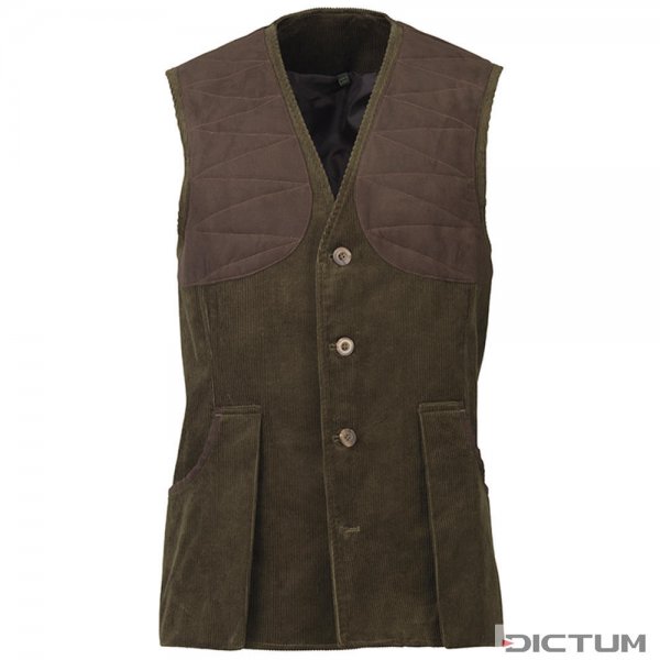 Laksen Men's Corduroy Shooting Vest »Mayfair«, Green, Size XL