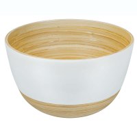 Bamboo Bowl BiMa, Large, Bamboo Bowl BiMa, Large, White
