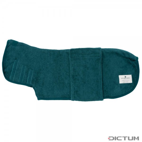 Manteau séchante pour chien » Classic Collection «, vert bouteille, taille M/L