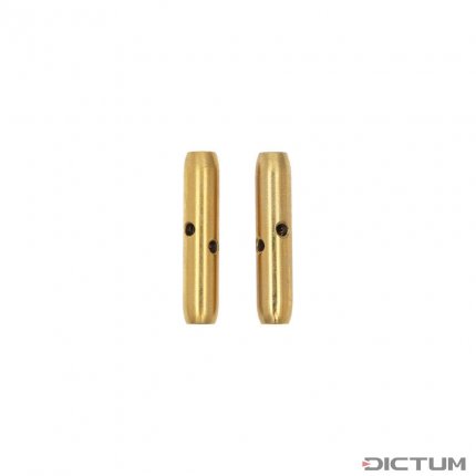 Chinrest Barrel, Gold Coloured Titanium, 1 Pair, Barrel 23 mm