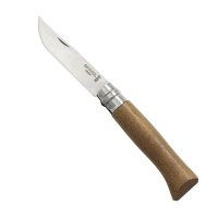 Opinel Folding Knife, Walnut, No. 8