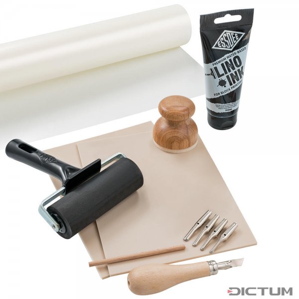 »Junior« Lino Printing Set, 6-piece