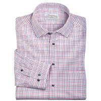 Men's Shirt, Men's Shirt, Chequered, White/Blue/Red, Size 46