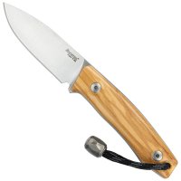 Coltello da caccia e da Coltello da caccia e da esterno M1, G10 Lionsteel, ulivo