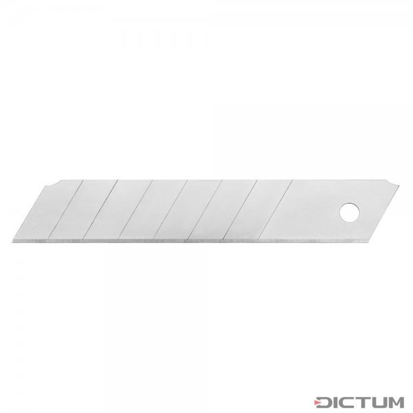 Ersatzklingen für Cuttermesser Aluminiumguss, 10 Stück