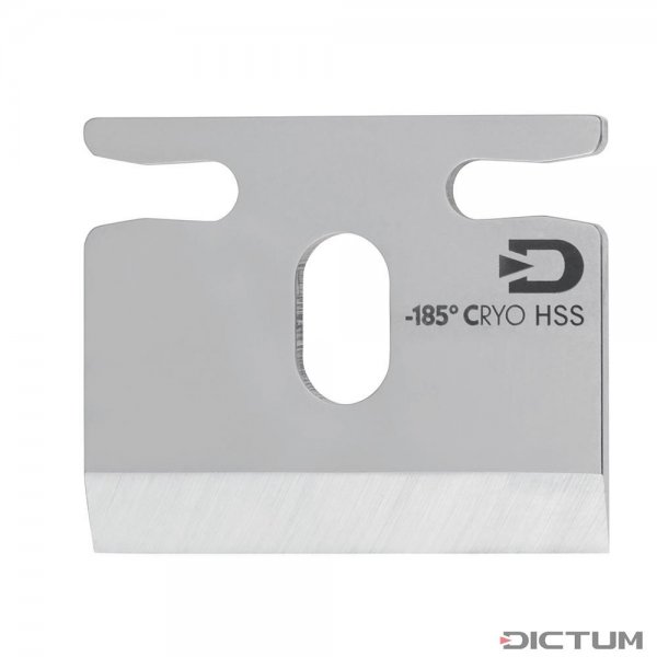 DICTUM辐条剃须刀的替换刀片，直刀底，高速钢低温刀。