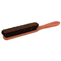 Keller Clothes Brush, Pear Wood, Bronze Wire and Horsehair Bristles