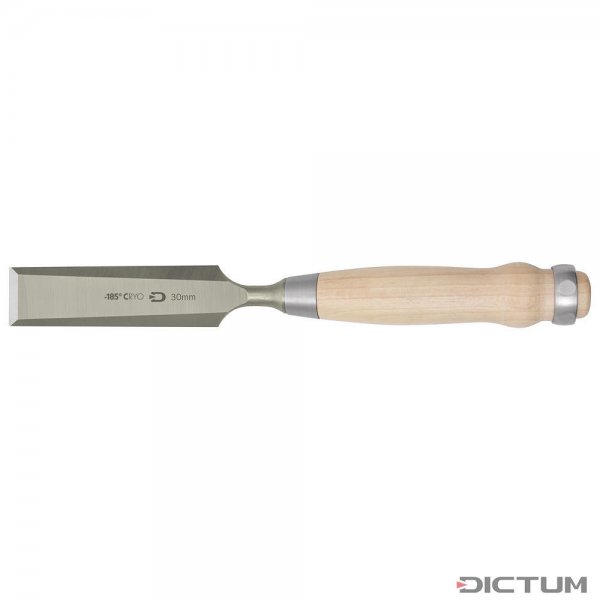 Ciseau à bois DICTUM Cryo, forme longue, largeur de lame 30 mm