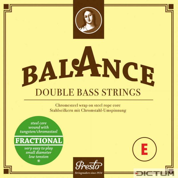 Presto Balance Fractional Saiten, Bass 1/4, Satz