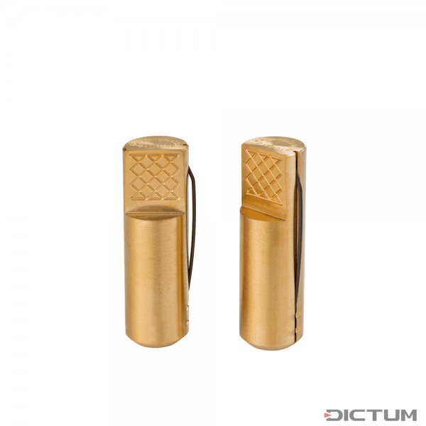 Veritas黄铜台钩，1对，直径19毫米，长度60毫米。