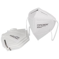 Masque de protection respiratoire pliable KN95, 5 pièces