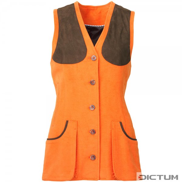 Laksen »Broadland« Ladies Shooting Vest, Orange, Size 40
