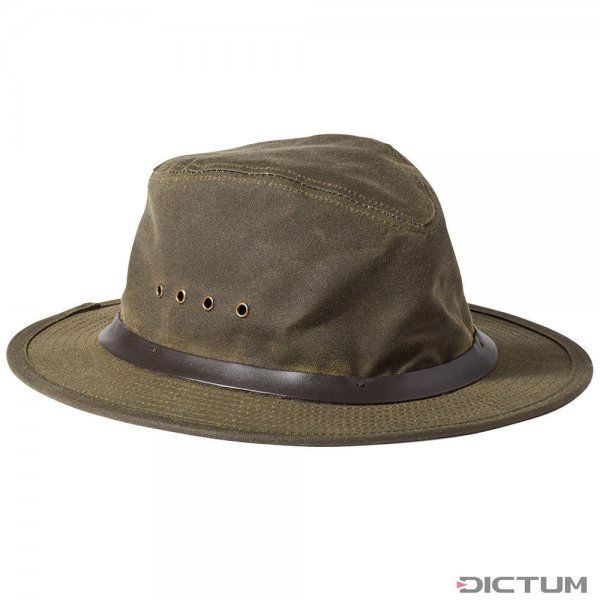 Filson铁皮包装帽，水獭绿，XXL