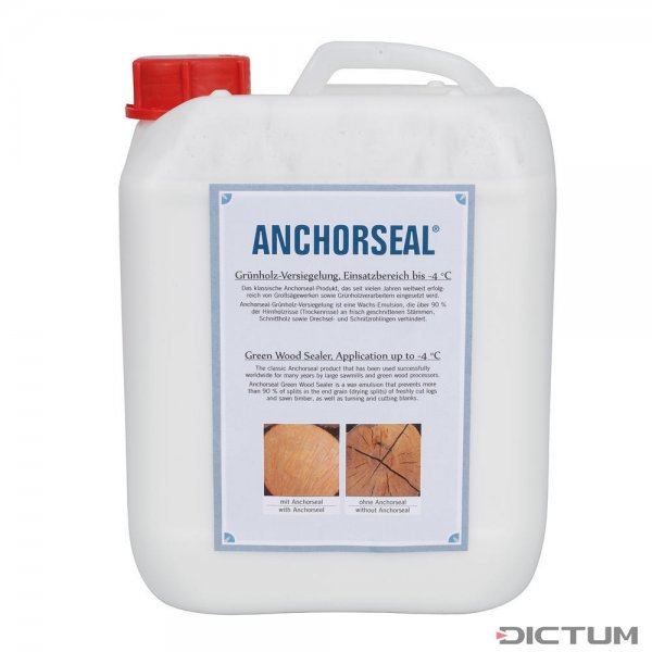 Anchorseal Green Wood Sealer, Application up to -4 °C, 5 l