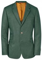 Men's Sports Jacket, Men's Sports Jacket, Herringbone, Dark Green, Size 48