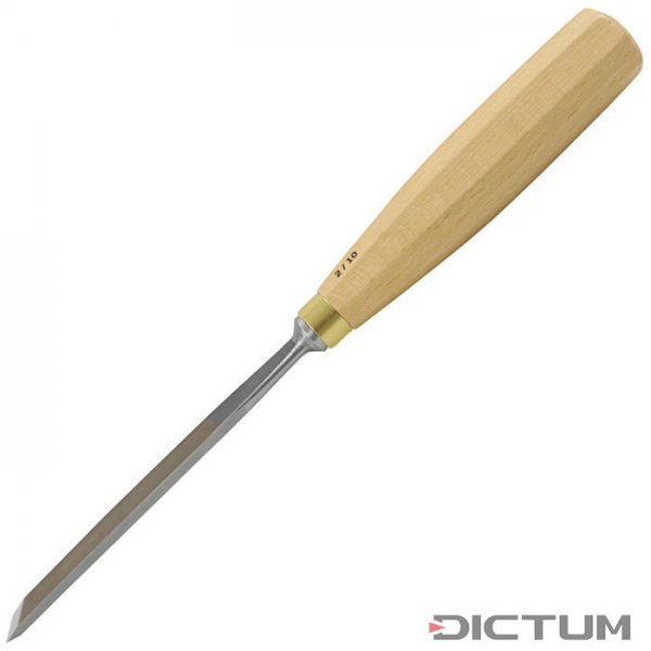 DICTUM Carving Tool, Flat/Skew, Double Bevel 2/6 mm