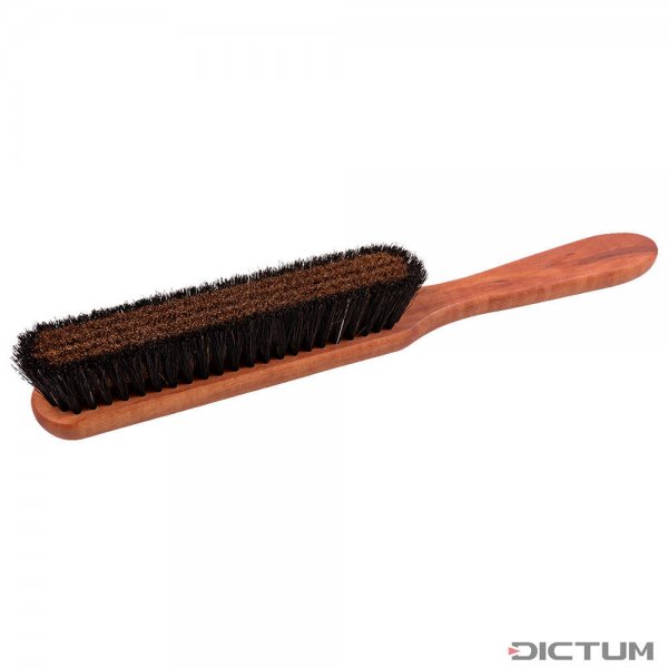Keller Clothes Brush, Pear Wood, Bronze Wire and Horsehair Bristles